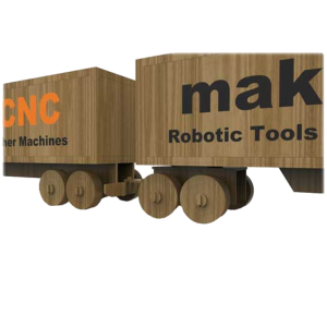 Mack Truck Double Cargo Trailer