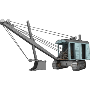 Vintage Steam Shovel