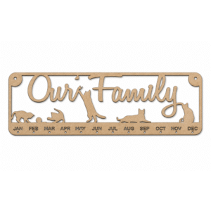 Birthday Calendar (Cats)