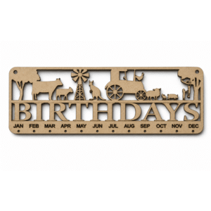 Birthday Calendar (Farm)