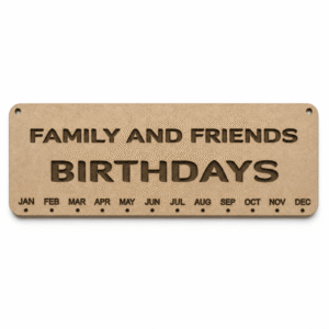 Birthday Calendar (Friends)
