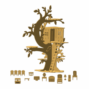 Tree House with Furniture