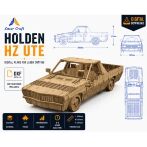 Holden HZ Ute Laser Cut Design File